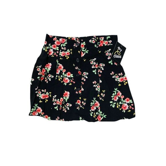 NEW Art Class Button Front High Waist Floral Skirt - Picture 2 of 3